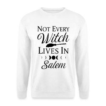 Not Every Witch Lives in Salem Halloween - Unisex Sweatshirt - white - Front