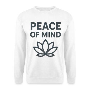 Peace of Mind Lotus - Unisex Sweatshirt - white - Front