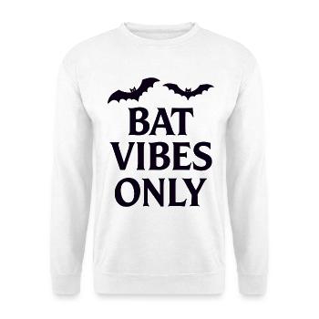 Fledermaus-Vibes für Grusel-Fans - Unisex Pullover - Weiß - Vorne
