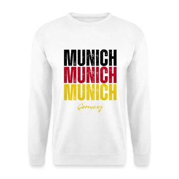 Munich Germany, souvenir of Munich - Unisex Sweatshirt - white - Front