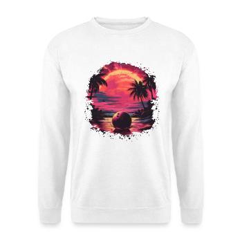 Kegelbahn Steamwave - Unisex Pullover - Weiß - Vorne