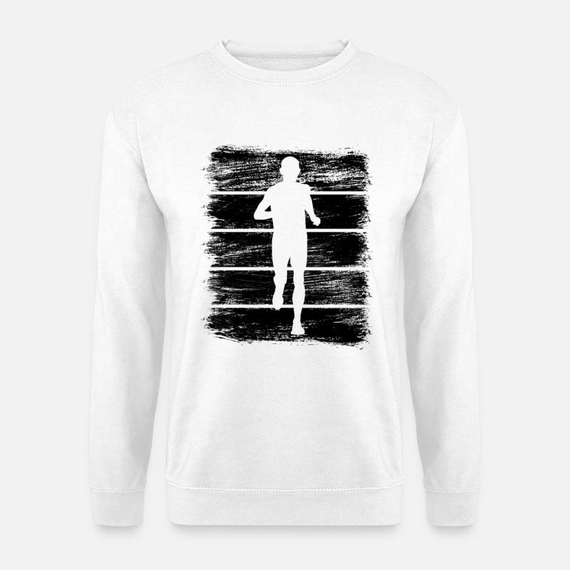 Laufsport - Unisex Pullover - Weiß