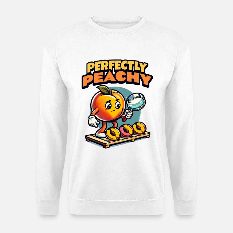Peach Gift Perfectly Peachy Gift - Unisex Sweatshirt - white