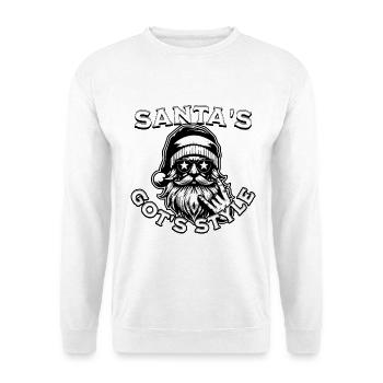 Lustiges Weihnachtsmann Outfit für Weihnachtsfeier - Unisex Pullover - Weiß - Vorne