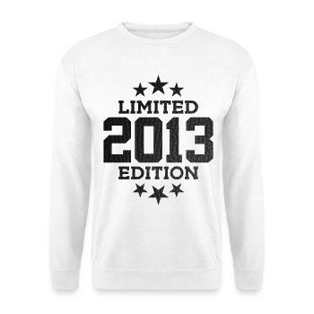 LIMITED EDITION 2013 13. GEBURTSTAG - Unisex Pullover - Weiß - Vorne