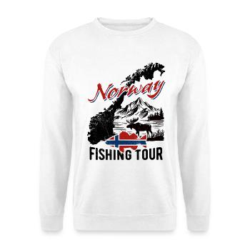 Norway Fishing Tour - Angler Gift - Unisex Sweatshirt - white - Front