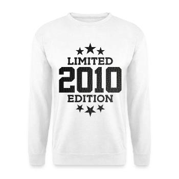 LIMITED EDITION 2010 16. GEBURTSTAG - Unisex Pullover - Weiß - Vorne