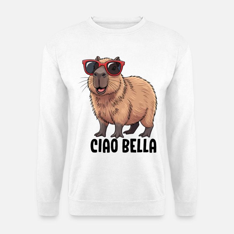 Ciao Bella - Unisex Pullover - Weiß