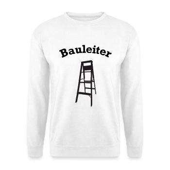 lustiges Bauleiter Baustellen Zubehör - Unisex Pullover - Weiß - Vorne