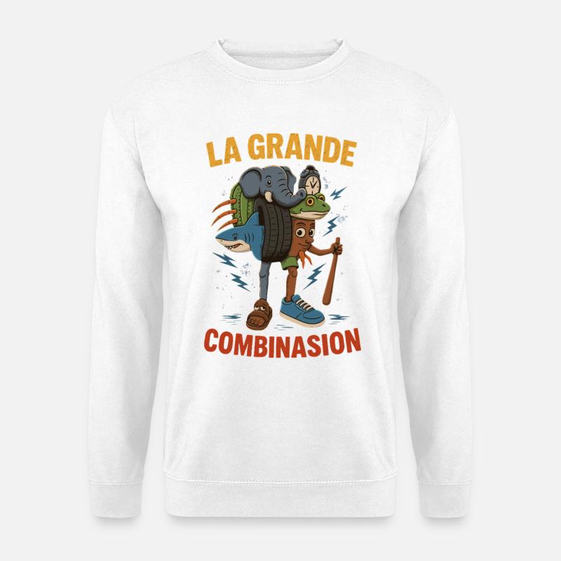 Combinasion La Grande Combination Italian Brainrot - Unisex Sweatshirt - white