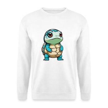 Kuschelige Schildkröte Cartoon - Unisex Pullover - Weiß - Vorne