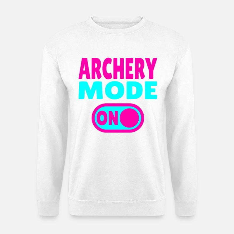 Archery Mode ON - Unisex Sweatshirt - white