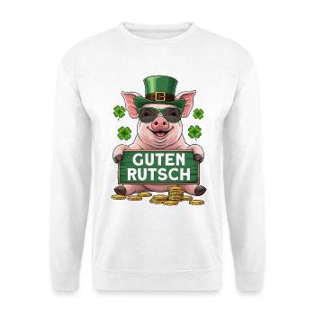 Guten Rutsch - Unisex Pullover - Weiß - Vorne