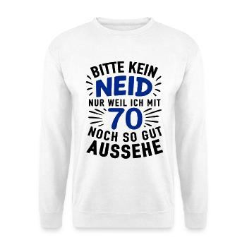 70s Cheers Shirt – No Envy, Look Good - Unisex Sweatshirt - white - Front