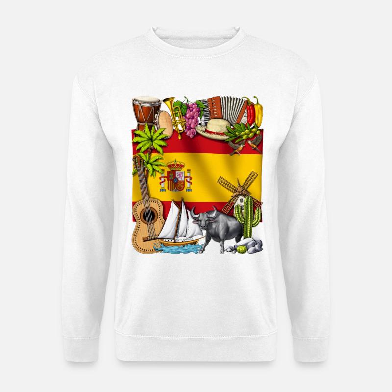 Spain - Unisex Sweatshirt - white