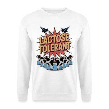 Laktose Tolerant - Unisex Pullover - Weiß - Vorne