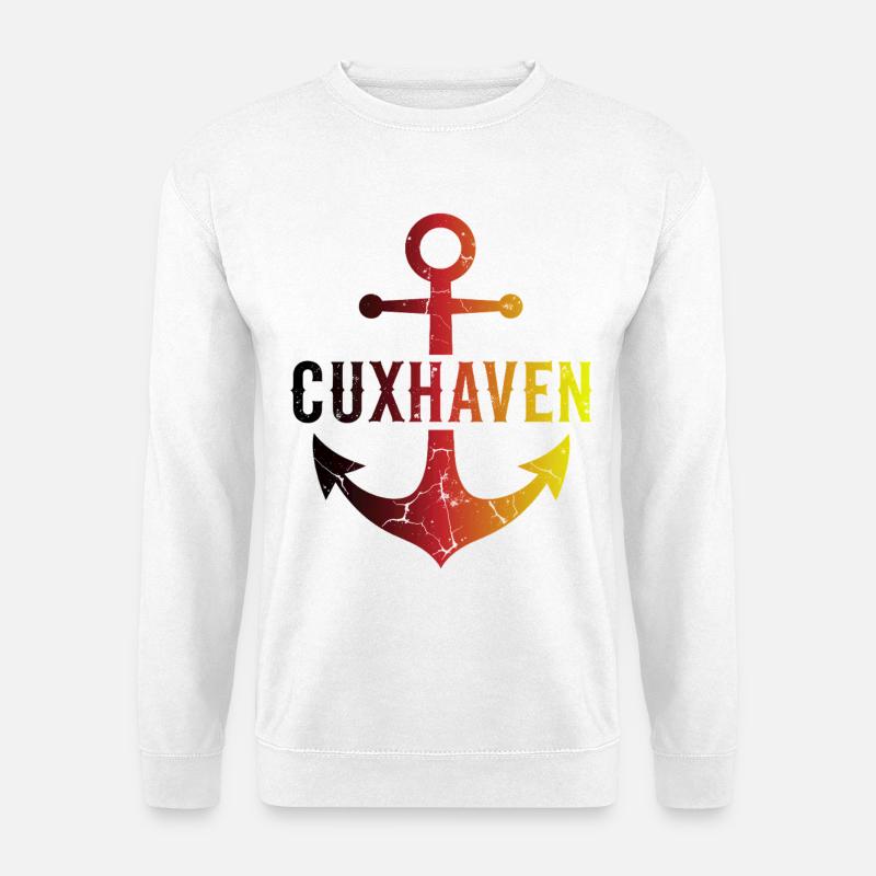 Anker Cuxhaven Nordsee - Unisex Pullover - Weiß