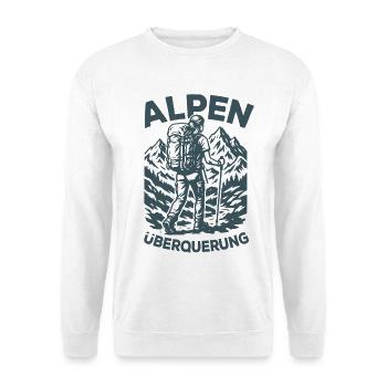 Crossing the Alps - Hiking - Women - Unisex Sweatshirt - white - Front