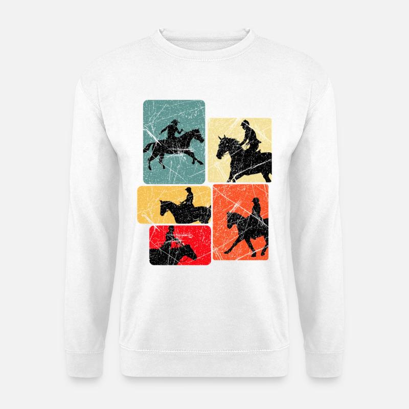 Reiter Reiterin - Unisex Pullover - Weiß