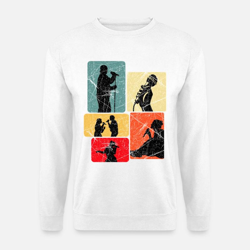 Singen Sänger - Unisex Pullover - Weiß