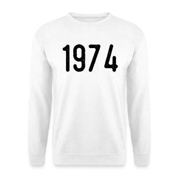 Awesome since 1974 | 1974 Gift - Unisex Sweatshirt - white - Front