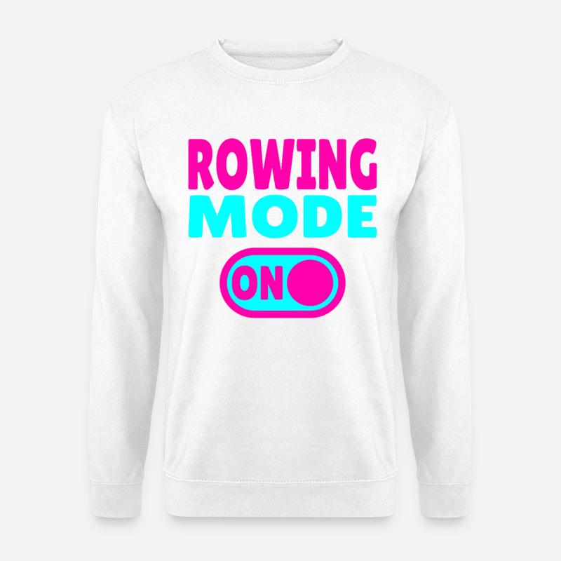 Mode aviron activé - Sweat-shirt Unisexe - blanc