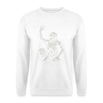 Erwachen Der Untoten In Gruseliger Nacht - Unisex Pullover - Weiß - Vorne