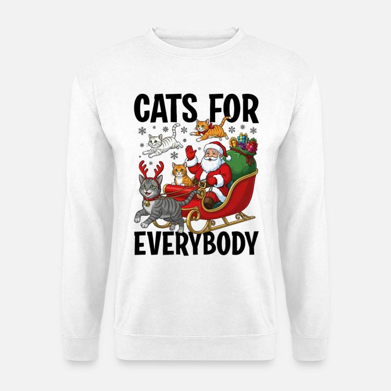 Cats For Everybody - Unisex Pullover - Weiß