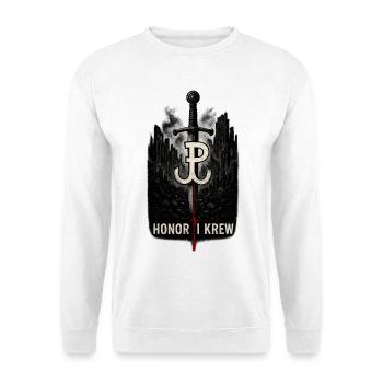 Honor i Krew Art de la résistance polonaise - Sweat-shirt Unisexe - blanc - Devant