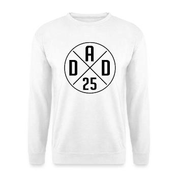 Promoted to Dad 2025 | Father Announcement - Unisex Sweatshirt - white - Front
