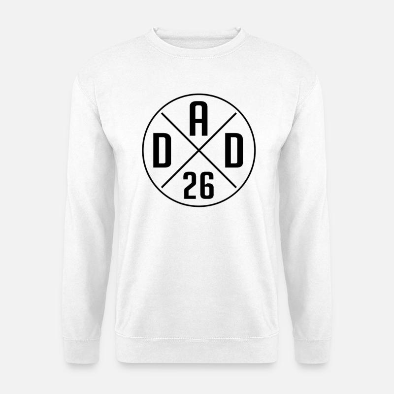 Werdender Vater 2026 | Baby Ankündigung Papi - Unisex Pullover - Weiß