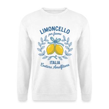 Limoncello Per Favore Italy Amalfi Coast - Unisex Sweatshirt - white - Front