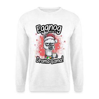 Liqueur instead of drama | Office Humor | Colleague Gift - Unisex Sweatshirt - white - Front