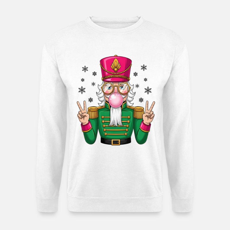 Nutcracker Chewing Gum - Unisex Sweatshirt - white