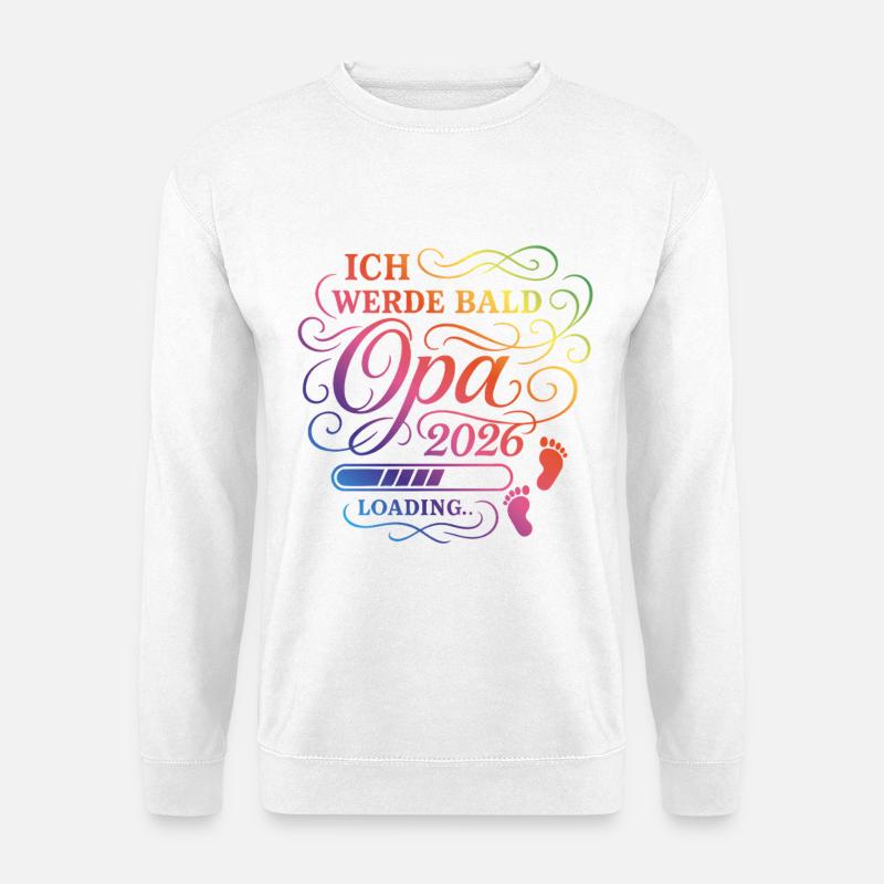 Ich werde bald Opa 2026 - Unisex Pullover - Weiß