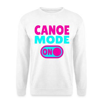 Canoe Mode ON - Unisex Sweatshirt - white - Front