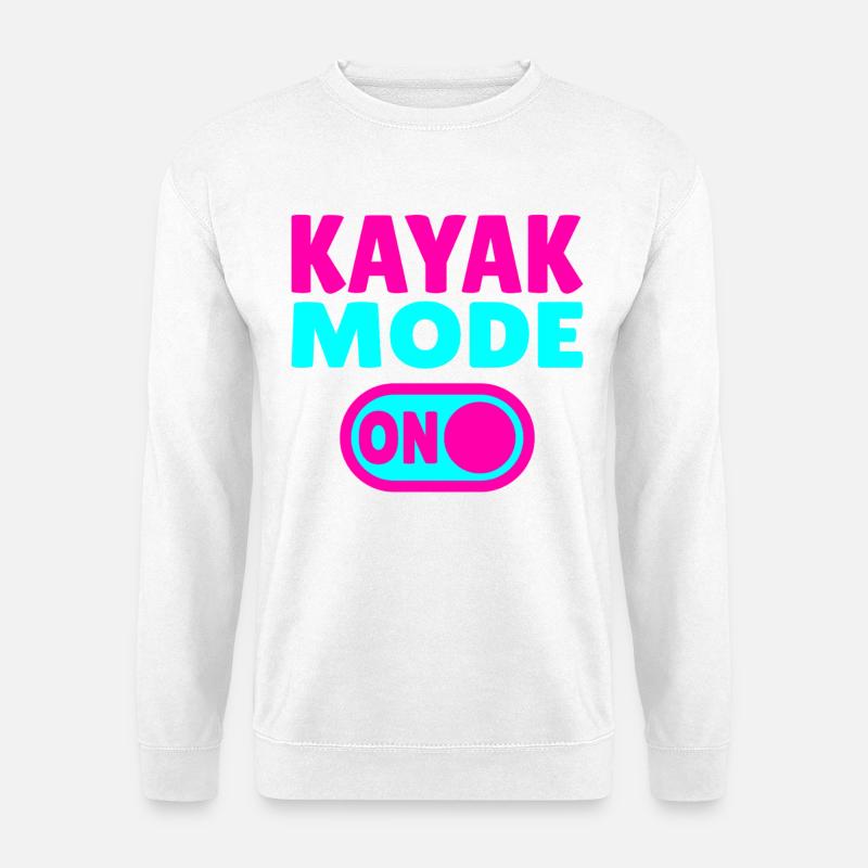 Kayak Mode ON - Unisex Pullover - Weiß