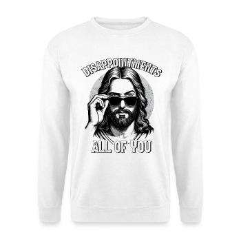 Jesus, Lustiger Jesus Christus, Katholik, Christ - Unisex Pullover - Weiß - Vorne
