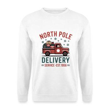 Vintage Christmas Mail - Unisex Sweatshirt - white - Front