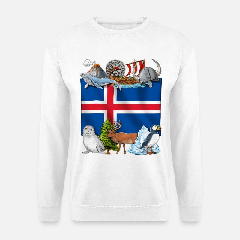 Island Pride - Unisex Pullover - Weiß