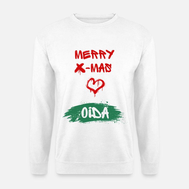 Xmas, Oida - Unisex Sweatshirt - white