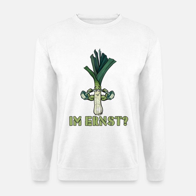 Gewichtheber IM ERNST??? Gym Lustiges - Unisex Pullover - Weiß