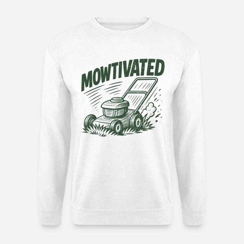 Mowtivated - Unisex Sweatshirt - white