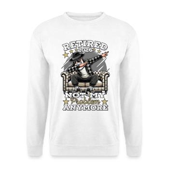Pensioner 2026, Retirement Man, Retirement, Legend - Unisex Sweatshirt - white - Front