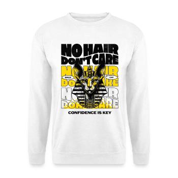 No Hair Dont Care Sphynx Cat  - Unisex Sweatshirt - white - Front
