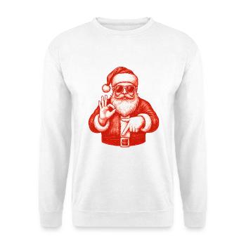 Santa Claus Six Seven Meme Humor - Unisex Sweatshirt - white - Front