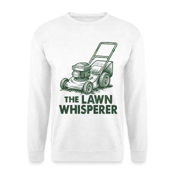 Le chuchoteur de pelouse - Sweat-shirt Unisexe - blanc - Devant