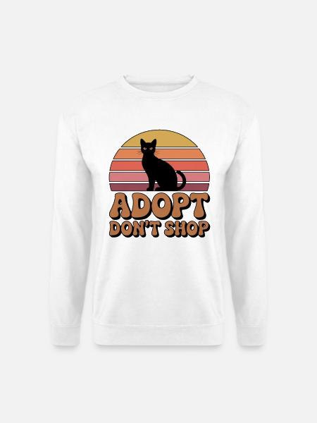 Save Animals: Adopt, Don't Buy - Unisex Sweatshirt - white