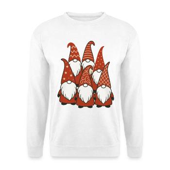 Joyeux Noël Gnome Famille Vacances Fun - Sweat-shirt Unisexe - blanc - Devant