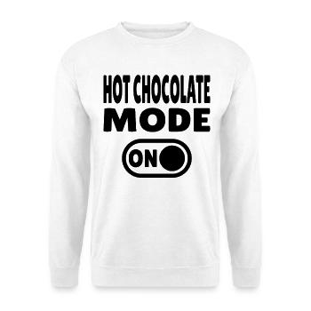 HotchocolateModeONBLK - Unisex Sweatshirt - white - Front